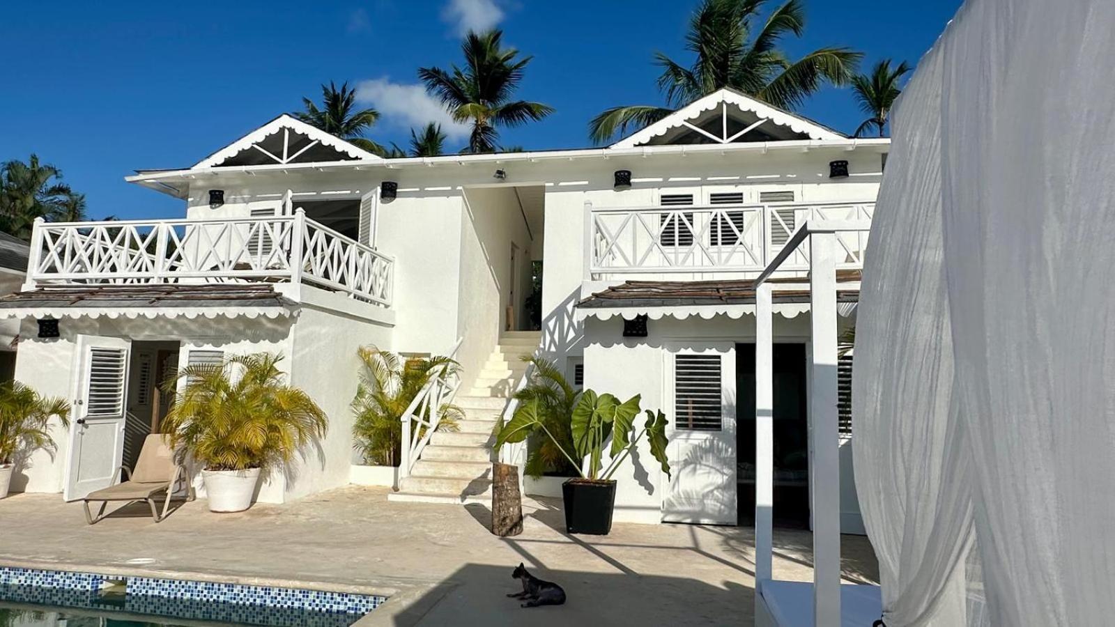 Villa Blanca Chambre D'Hotes Vue Sur Mer Las Terrenas Bagian luar foto