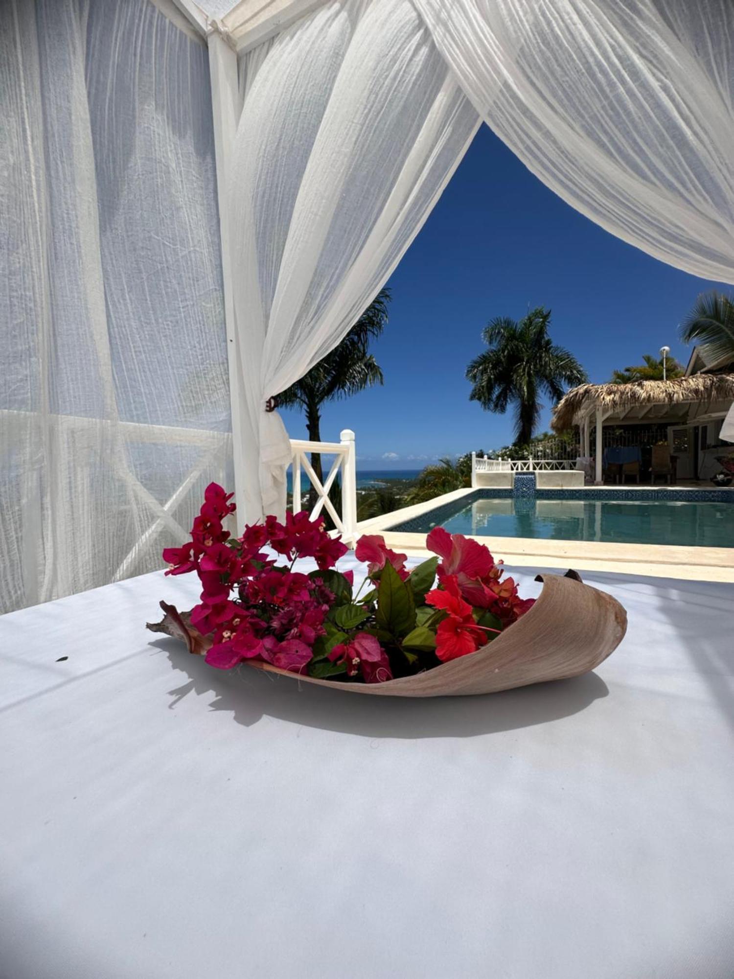Villa Blanca Chambre D'Hotes Vue Sur Mer Las Terrenas Bagian luar foto