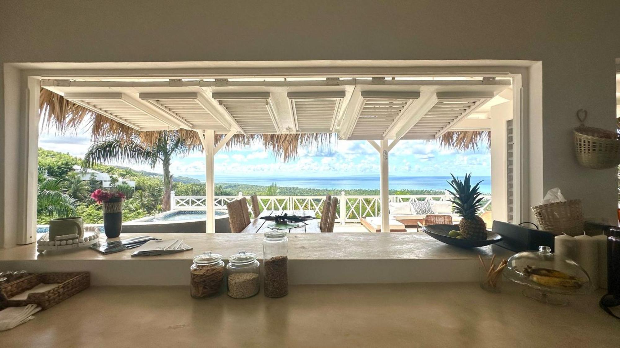 Villa Blanca Chambre D'Hotes Vue Sur Mer Las Terrenas Bagian luar foto