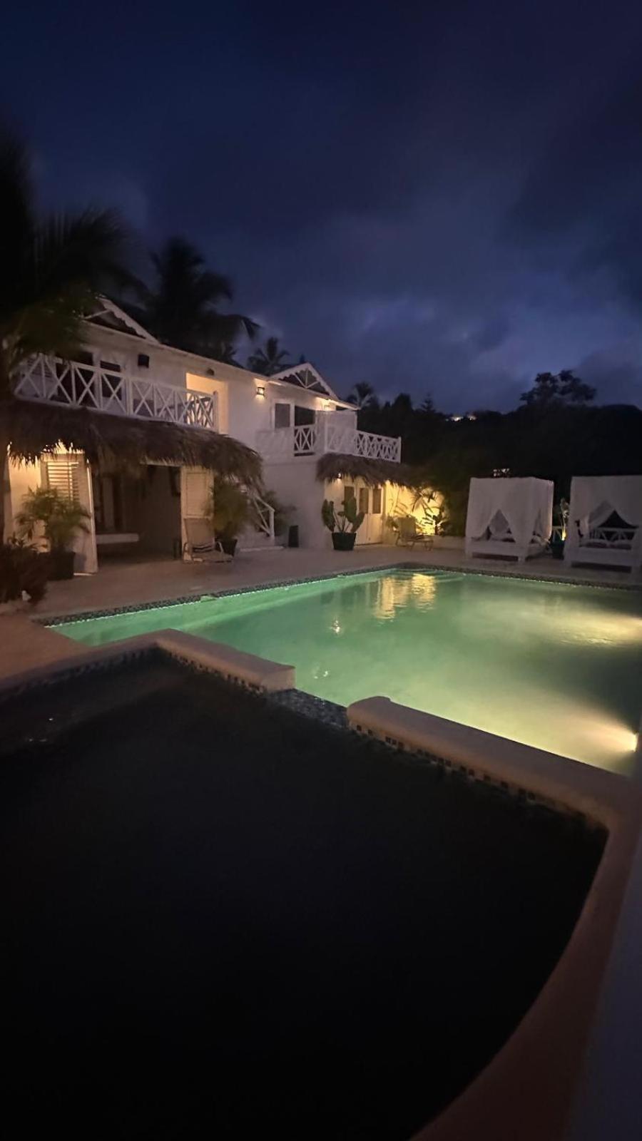 Villa Blanca Chambre D'Hotes Vue Sur Mer Las Terrenas Bagian luar foto