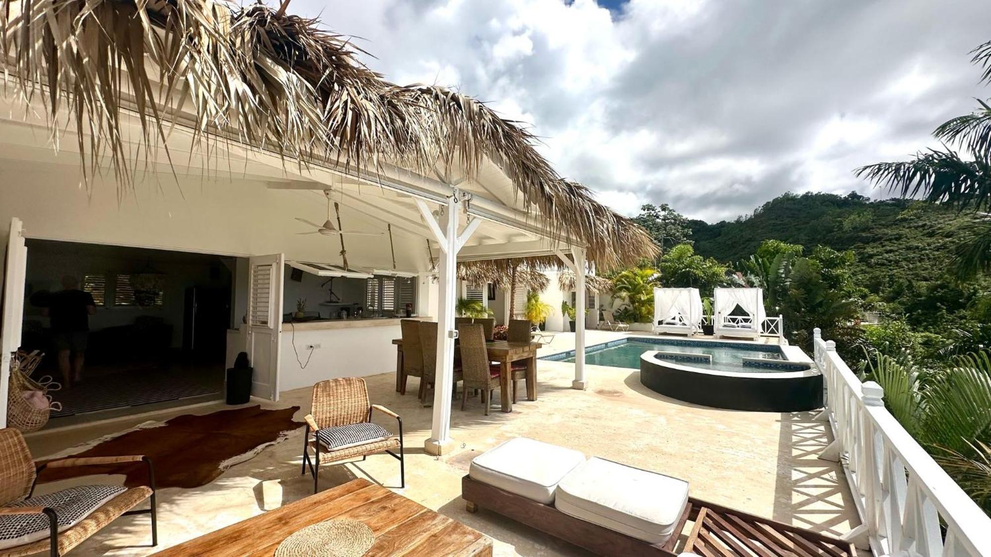 Villa Blanca Chambre D'Hotes Vue Sur Mer Las Terrenas Bagian luar foto
