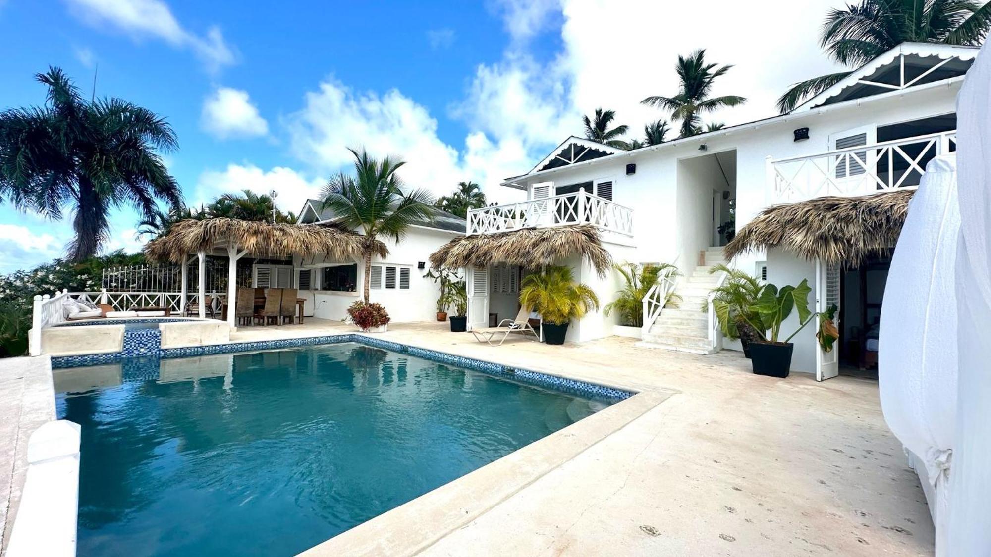 Villa Blanca Chambre D'Hotes Vue Sur Mer Las Terrenas Bagian luar foto