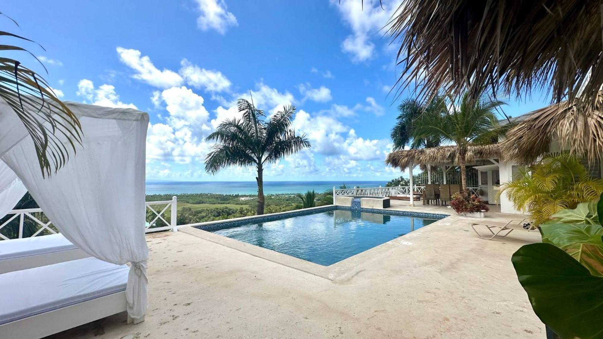 Villa Blanca Chambre D'Hotes Vue Sur Mer Las Terrenas Bagian luar foto