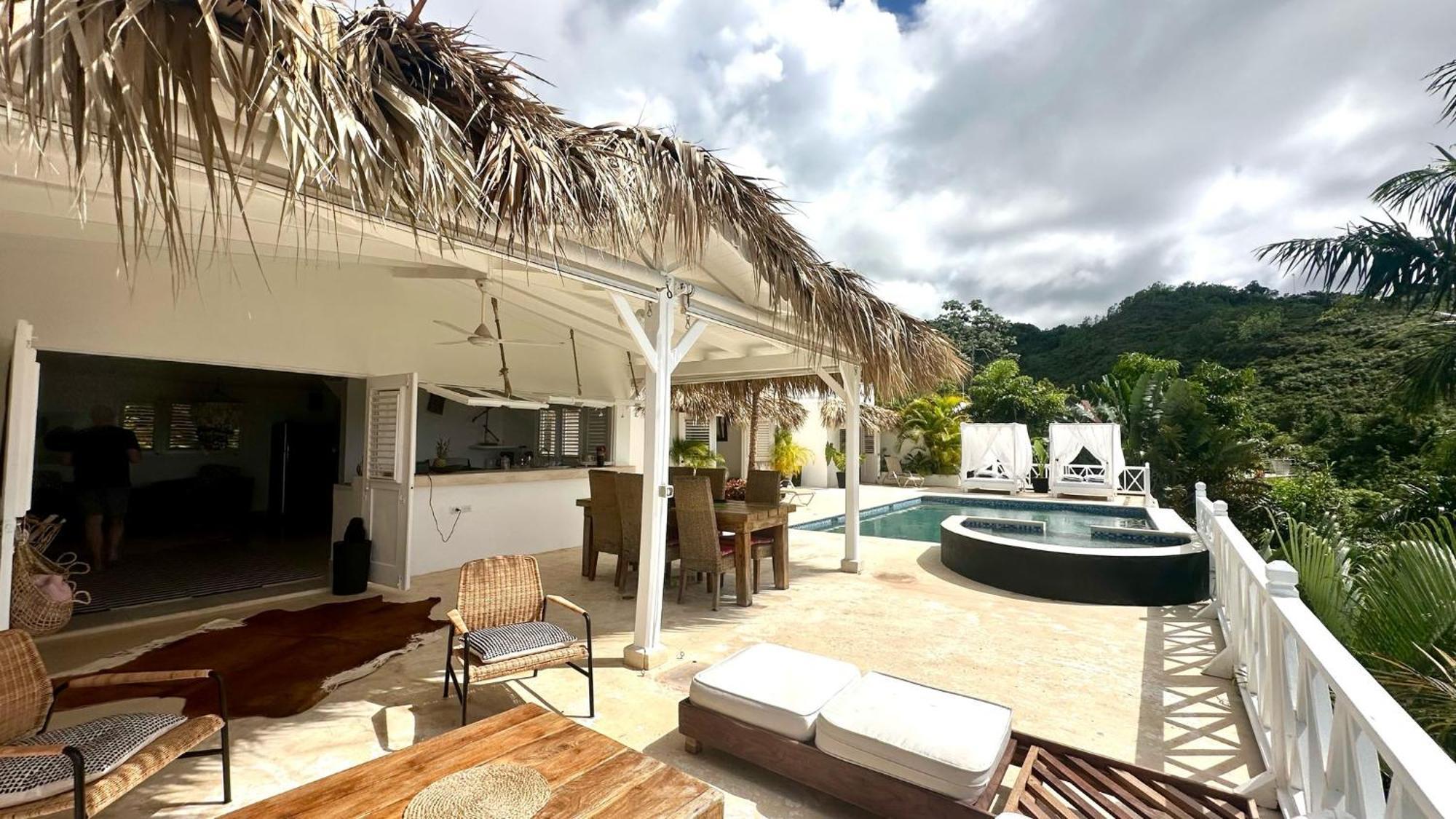 Villa Blanca Chambre D'Hotes Vue Sur Mer Las Terrenas Bagian luar foto